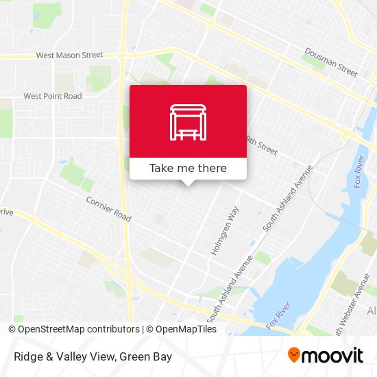 Ridge & Valley View map