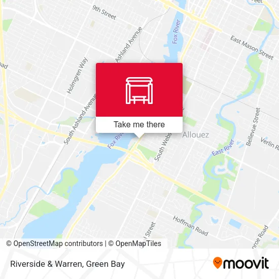 Mapa de Riverside & Warren
