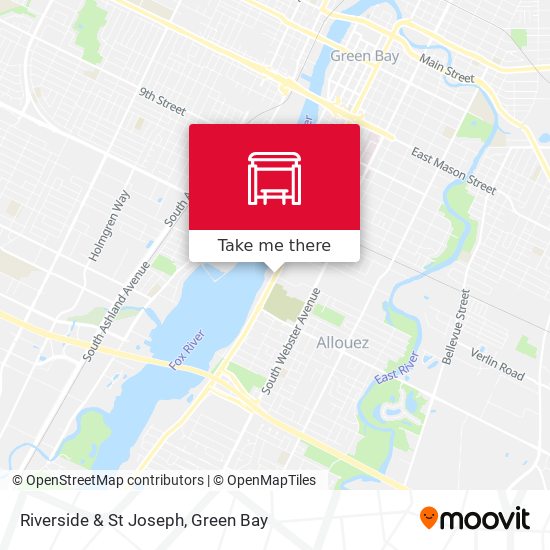 Riverside & St Joseph map