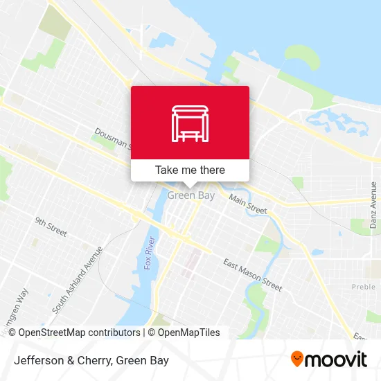 Jefferson & Cherry map