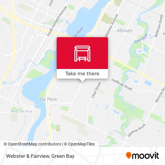 Webster & Fairview map