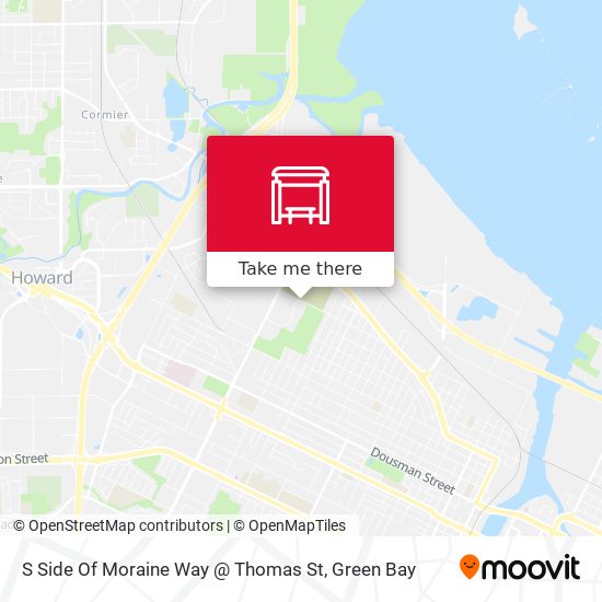 S Side Of Moraine Way @ Thomas St map