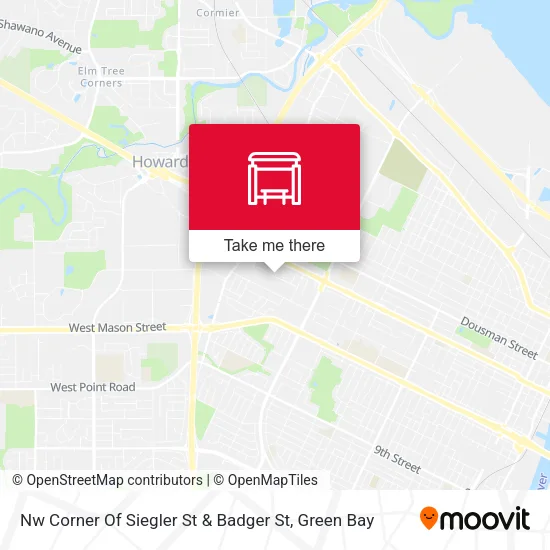 Mapa de Nw Corner Of Siegler St & Badger St