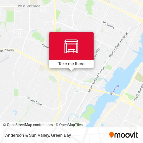 Mapa de Anderson & Sun Valley