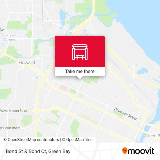Bond St & Bond Ct map