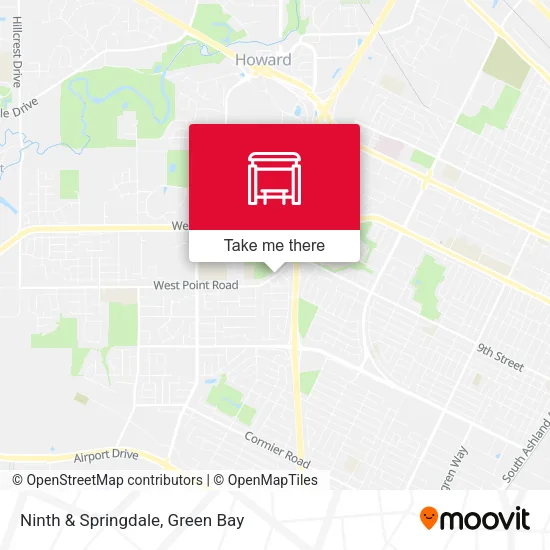 Mapa de Ninth & Springdale