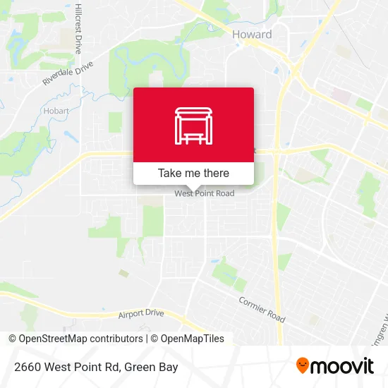 Mapa de 2660 West Point Rd