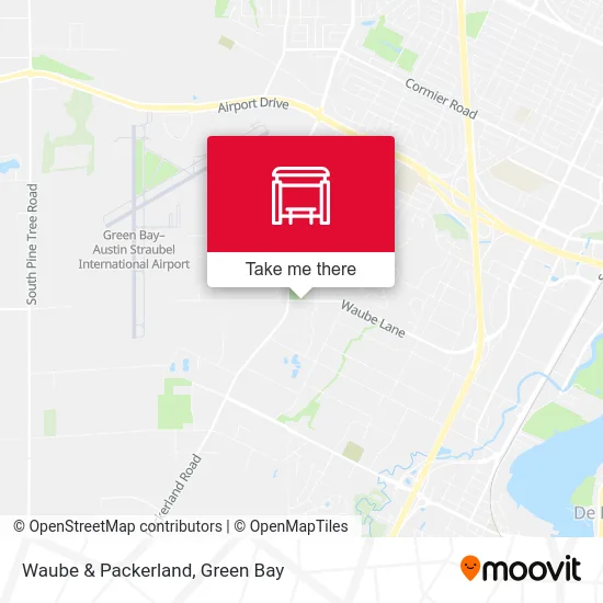 Waube & Packerland map