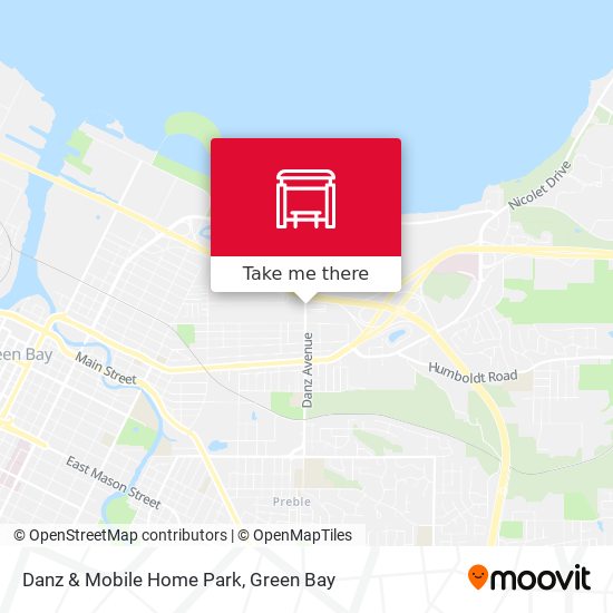 Mapa de Danz & Mobile Home Park