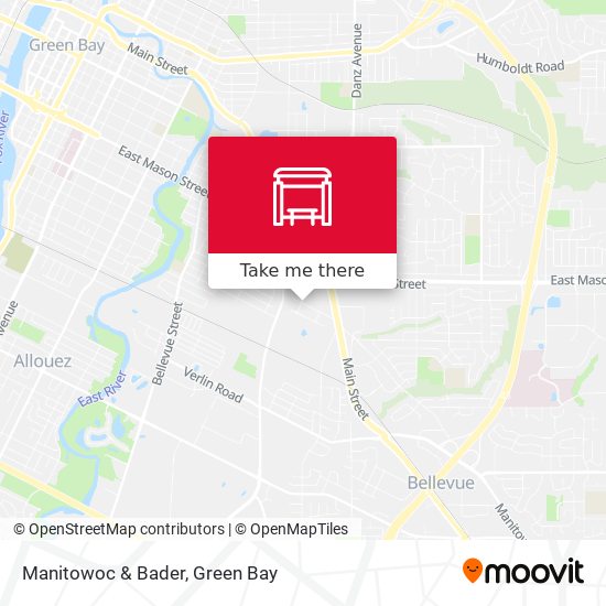 Manitowoc & Bader map