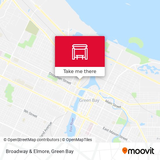 Broadway & Elmore map