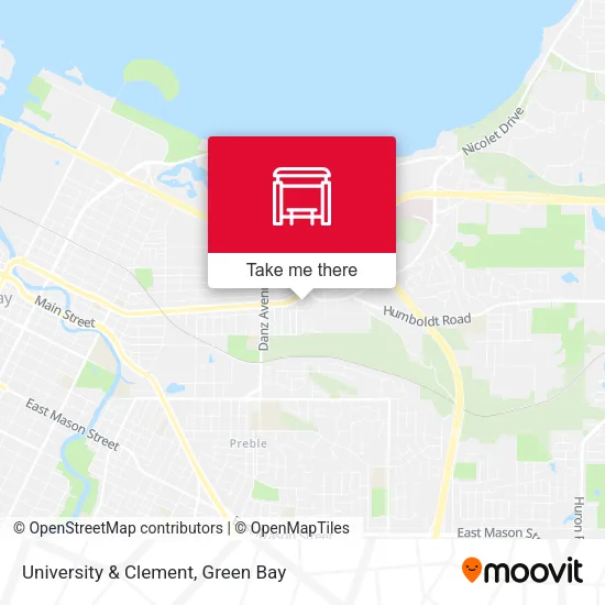 Mapa de University & Clement