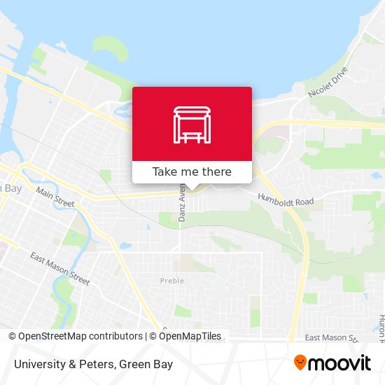Mapa de University & Peters