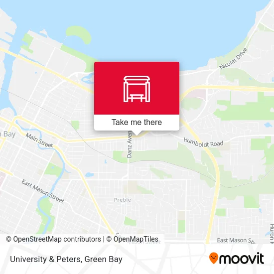 Mapa de University & Peters