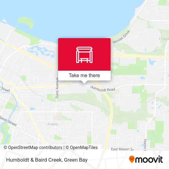 Mapa de Humboldt & Baird Creek