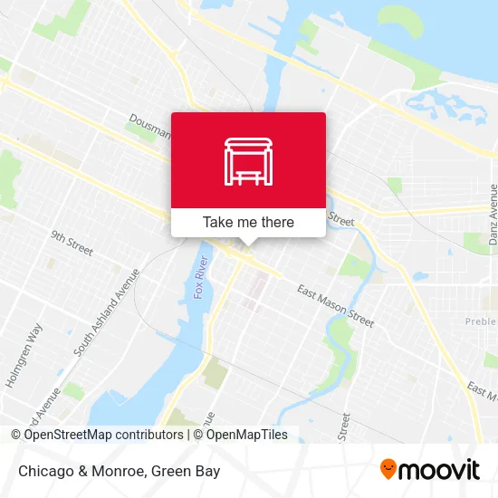 Mapa de Chicago & Monroe
