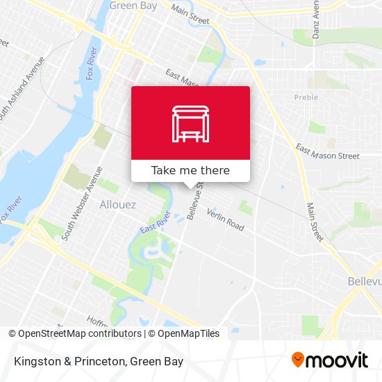 Mapa de Kingston & Princeton