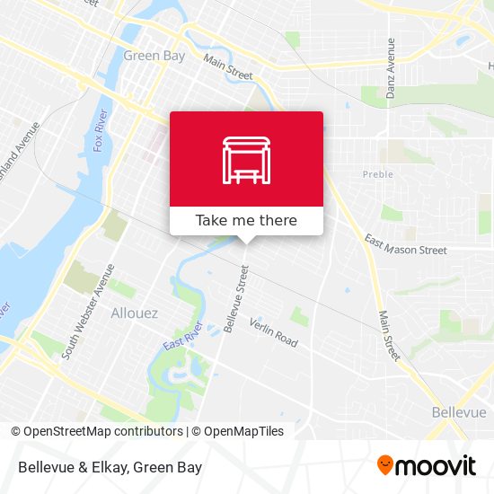 Mapa de Bellevue & Elkay