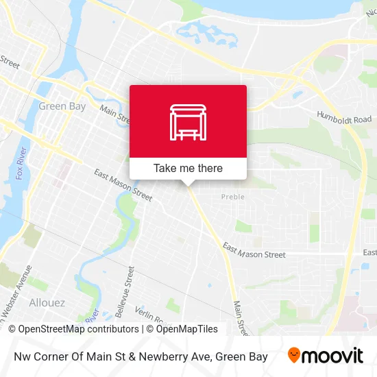 Mapa de Nw Corner Of Main St & Newberry Ave