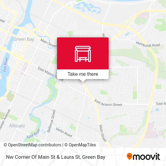 Mapa de Nw Corner Of Main St & Laura St