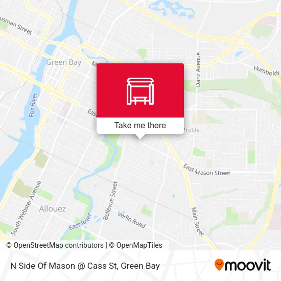 Mapa de N Side Of Mason @ Cass St