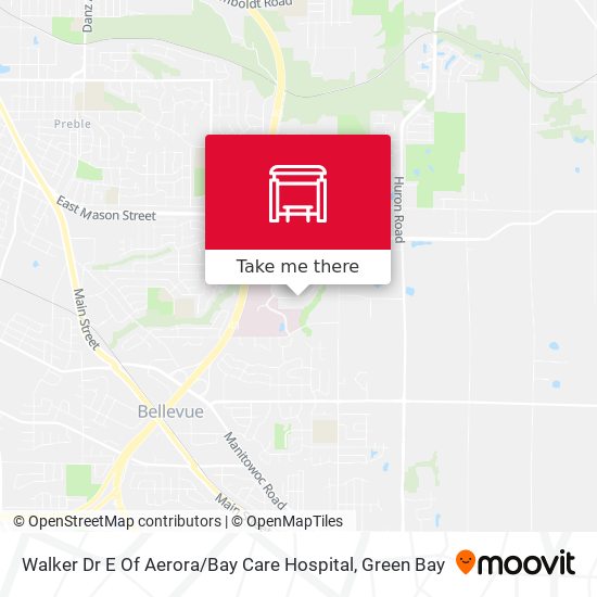 Walker Dr E Of Aerora / Bay Care Hospital map