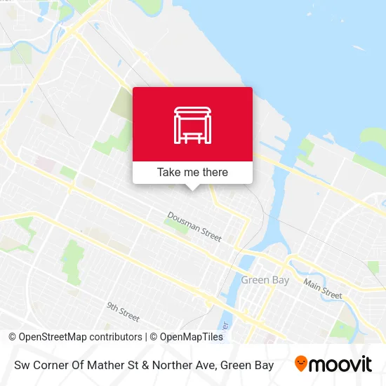 Sw Corner  Of Mather St & Norther Ave map