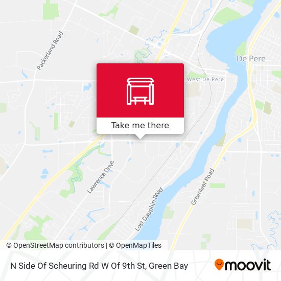 N Side Of Scheuring Rd W Of 9th St map