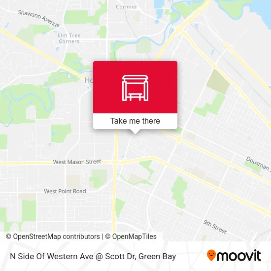 N Side Of Western Ave @ Scott Dr map