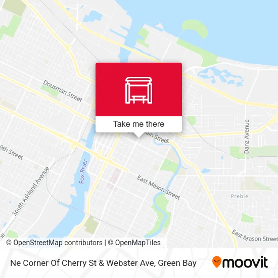 Mapa de Ne Corner Of Cherry St & Webster Ave