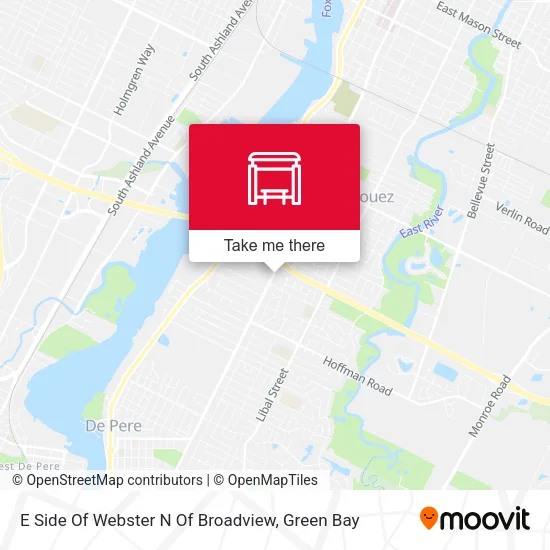 Mapa de E Side Of Webster N Of Broadview