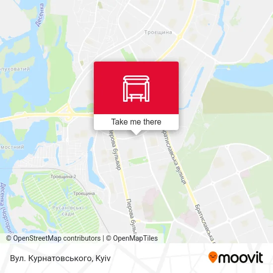 Карта Вул. Курнатовського
