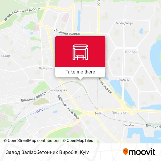 Карта Завод Залізобетонних Виробів