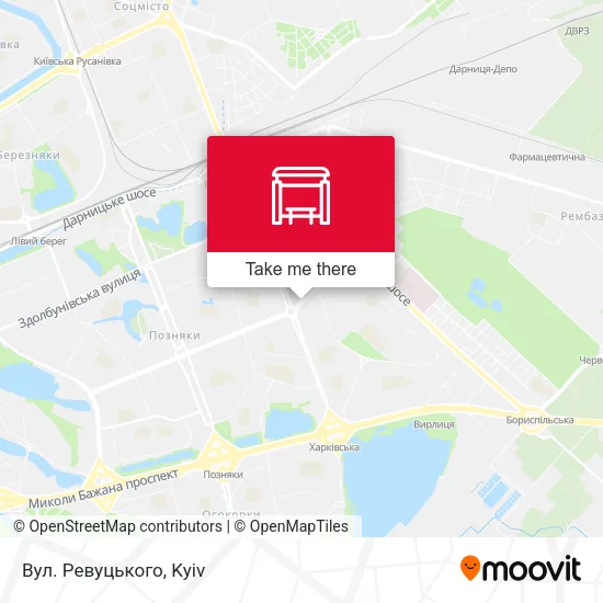 Карта Вул. Ревуцького