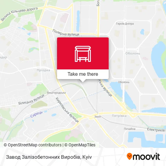Карта Завод Залізобетонних Виробів