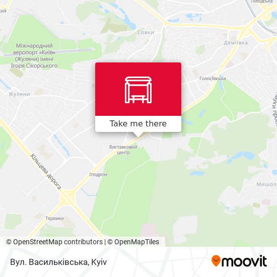 Вул. Васильківська map