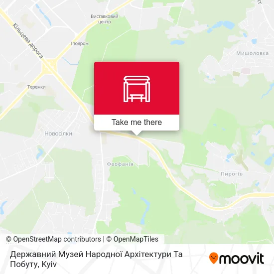 Карта Державний Музей Народної Архітектури Та Побуту