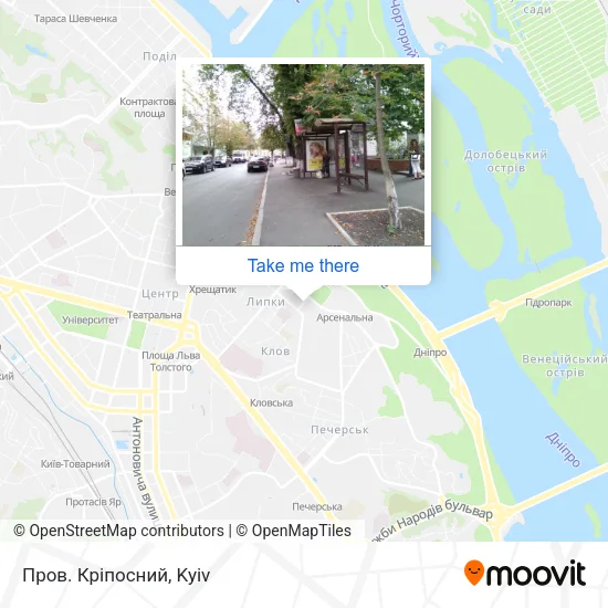 Карта Пров. Кріпосний