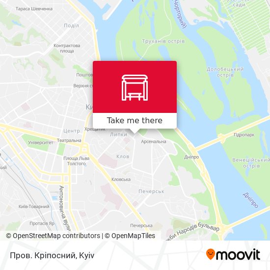 Пров. Кріпосний map