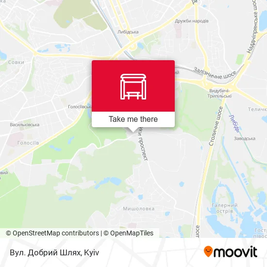 Карта Вул. Добрий Шлях