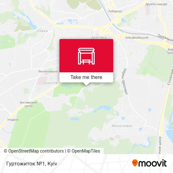 Карта Гуртожиток №1