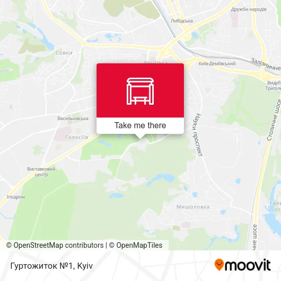Карта Гуртожиток №1