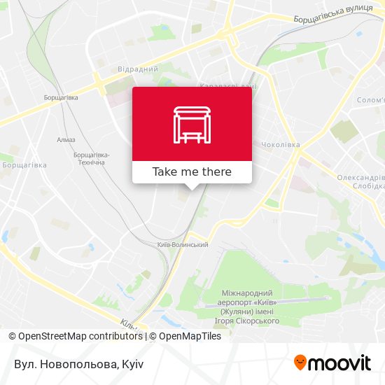Вул. Новопольова map