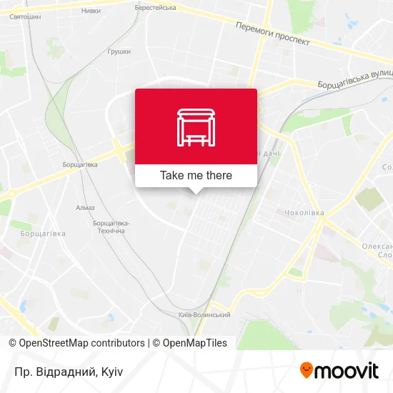 Карта Пр. Відрадний