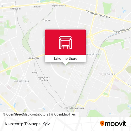 Карта Кінотеатр Тампере