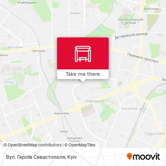 Вул. Героїв Севастополя map