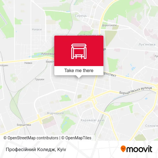 Карта Професійний Коледж