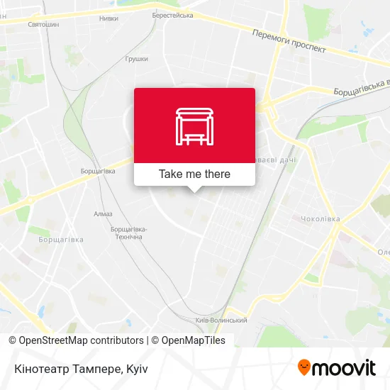 Карта Кінотеатр Тампере
