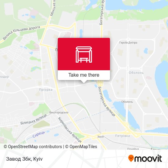 Карта Завод Збк