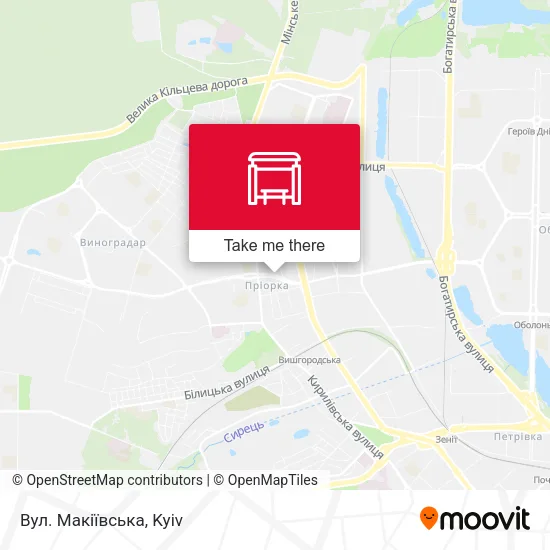 Карта Вул. Макіївська